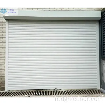 Porte de garage roulante automatique en aluminium